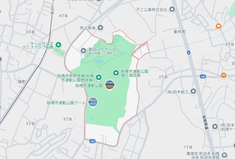 立てこもり現場地図