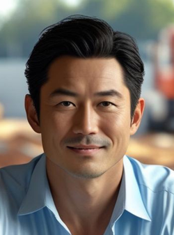 勅使川原敬AI画像